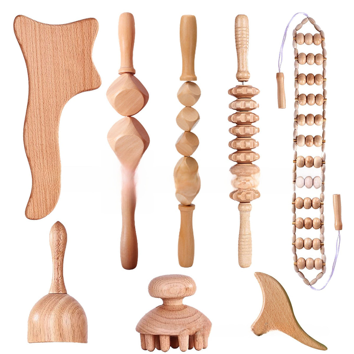 Beech Wood Massage Set