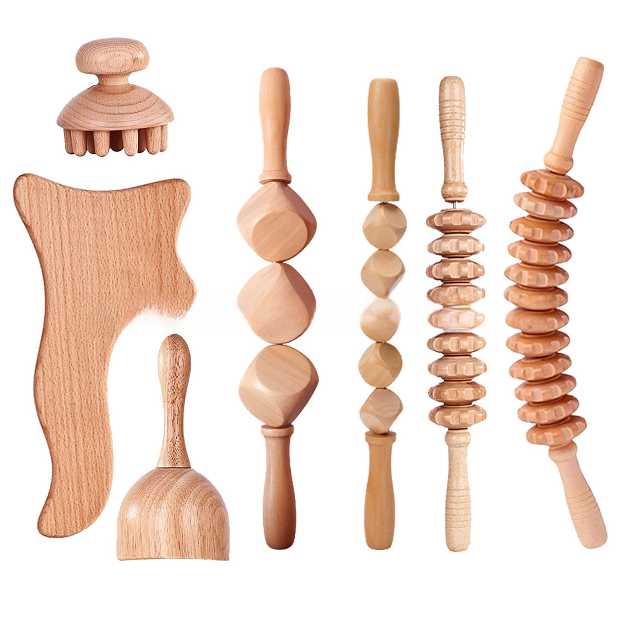 Beech Wood Massage Set