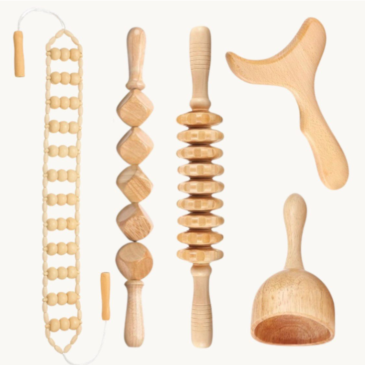 Beech Wood Massage Set