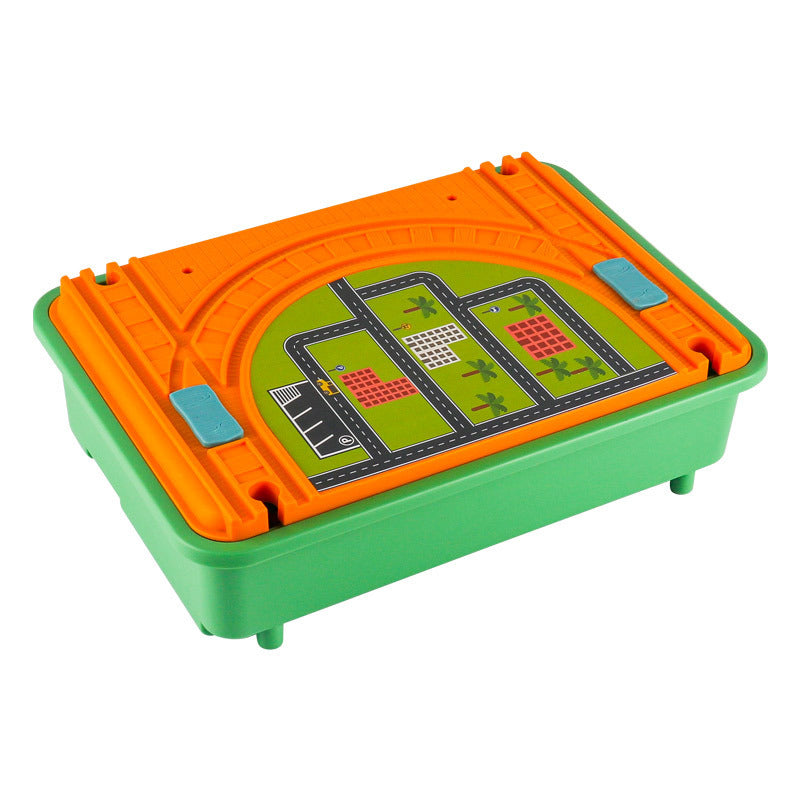 Beech Wood Police Fire Track Toy Set