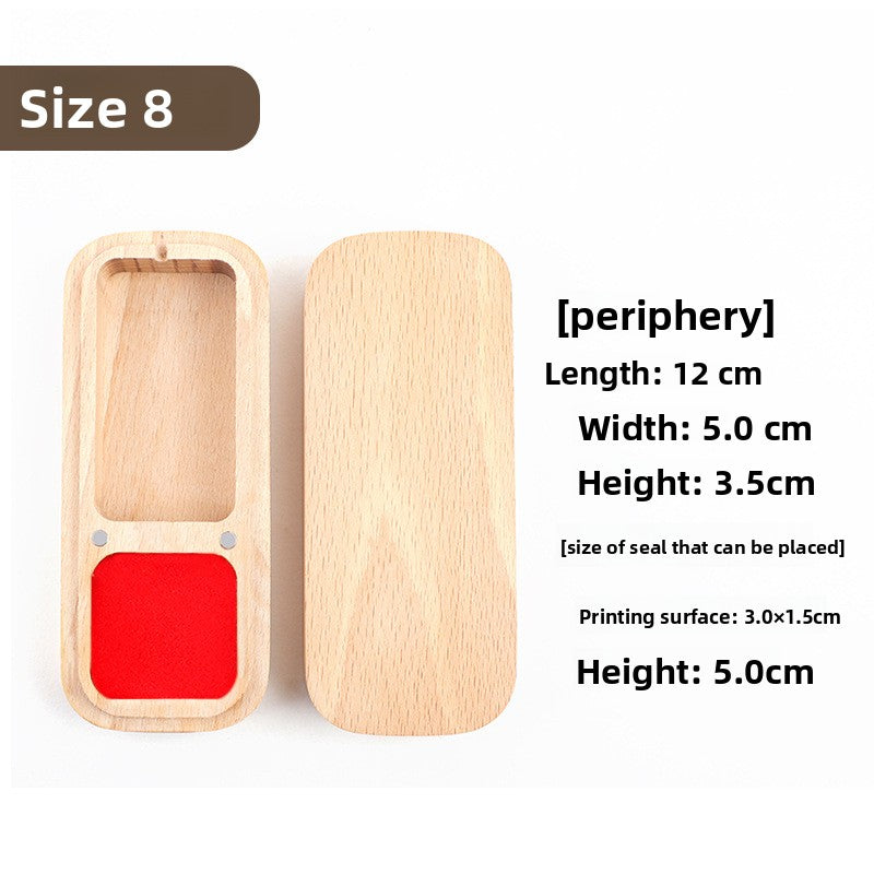 Beech Wood Seal Storage Box