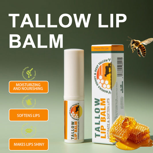 Beef Fat Lip Balm Hydrating Moisturizing