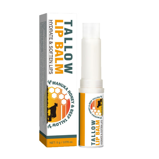 Beef Fat Lip Balm Hydrating Moisturizing