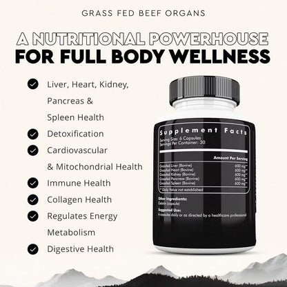 Beef liver capsules