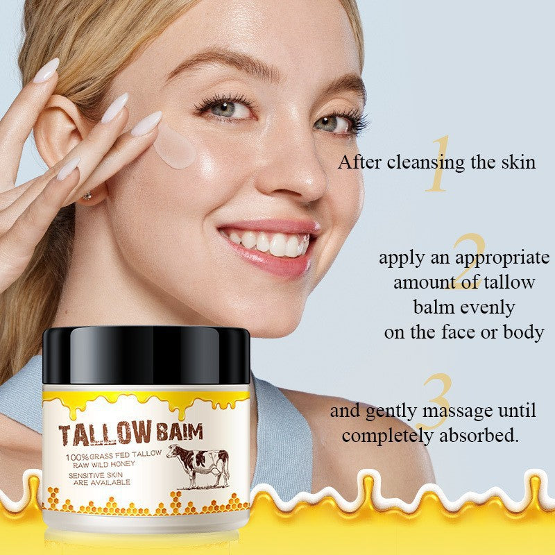 Beef tallow lotion