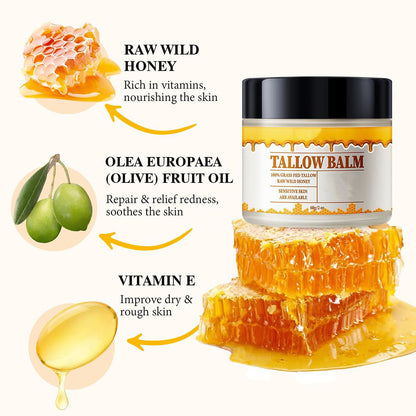 Beef tallow lotion