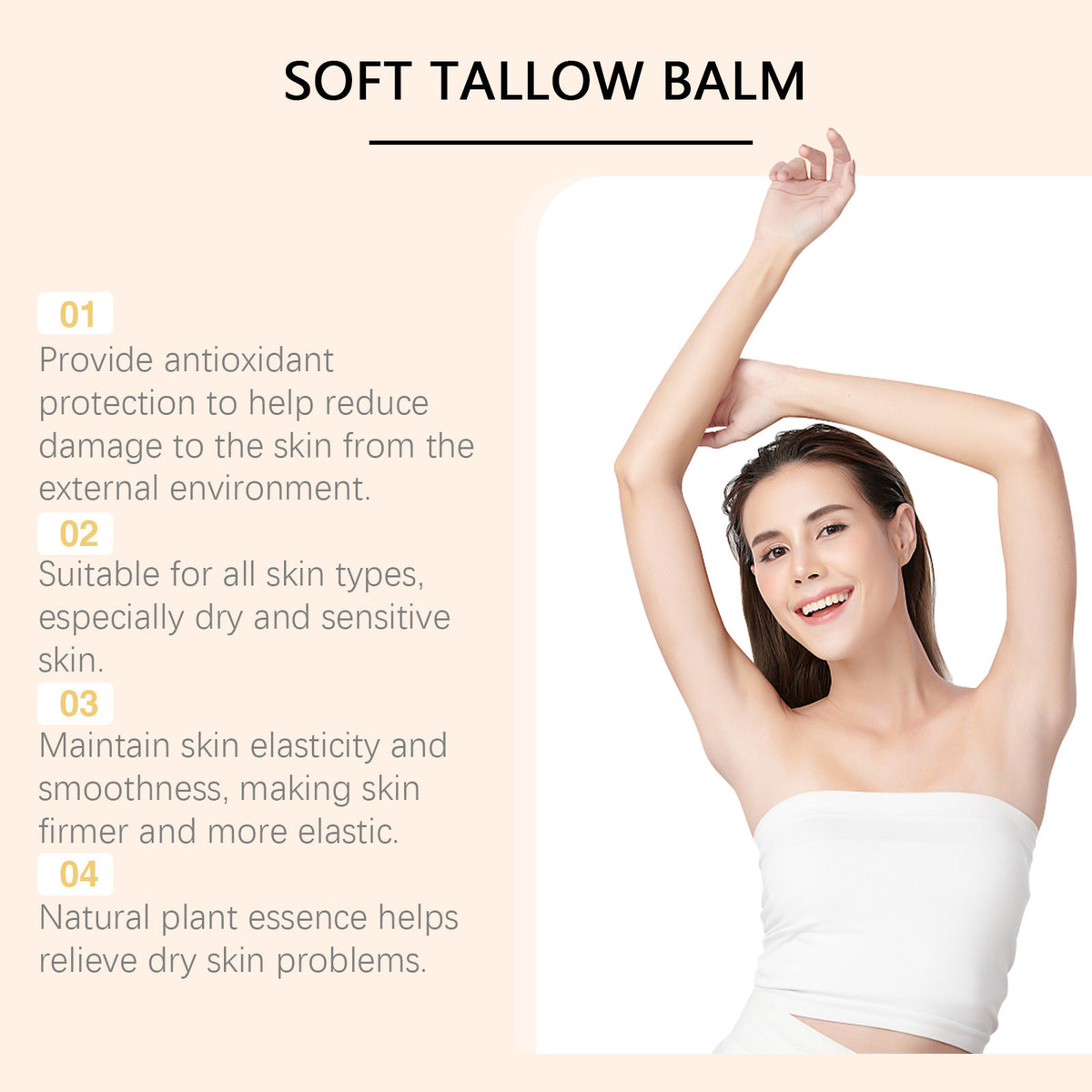 Beef Tallow Moisturizing Cream