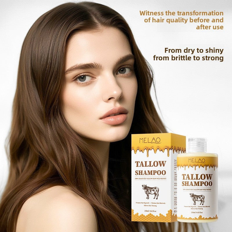Beef Tallow Shampoo for Moisturizing and Frizz Control