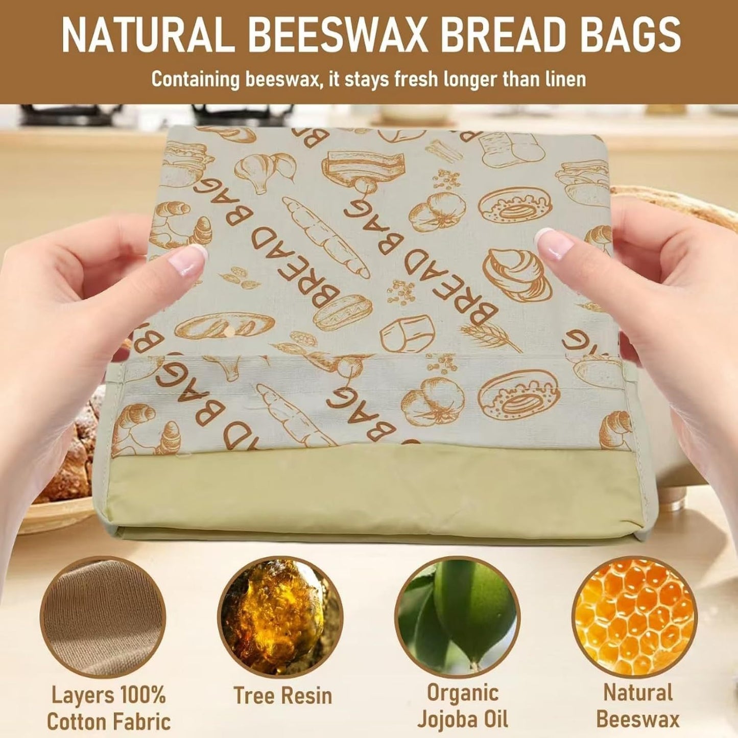 Beeswax Bread Bag