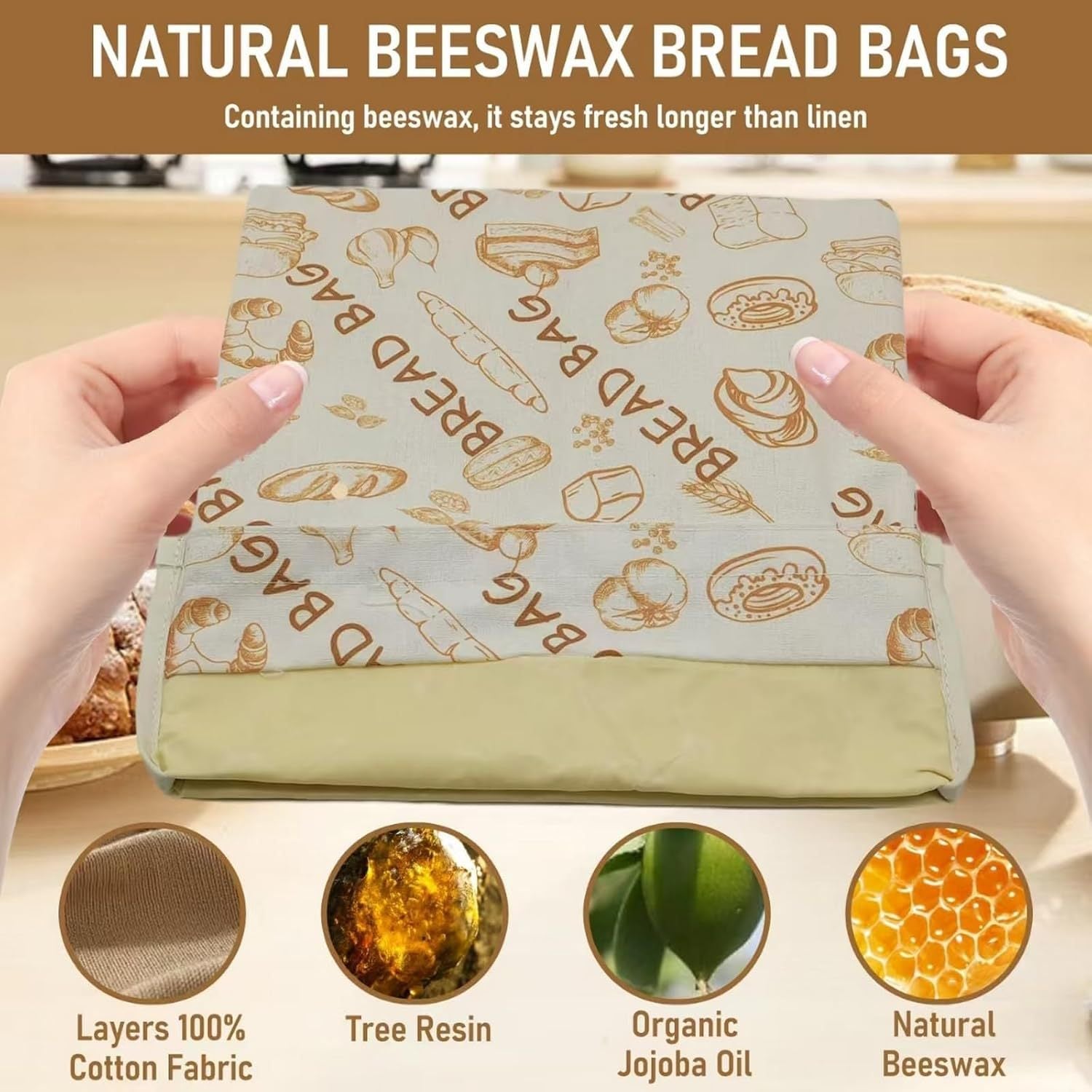 Beeswax Bread Bag