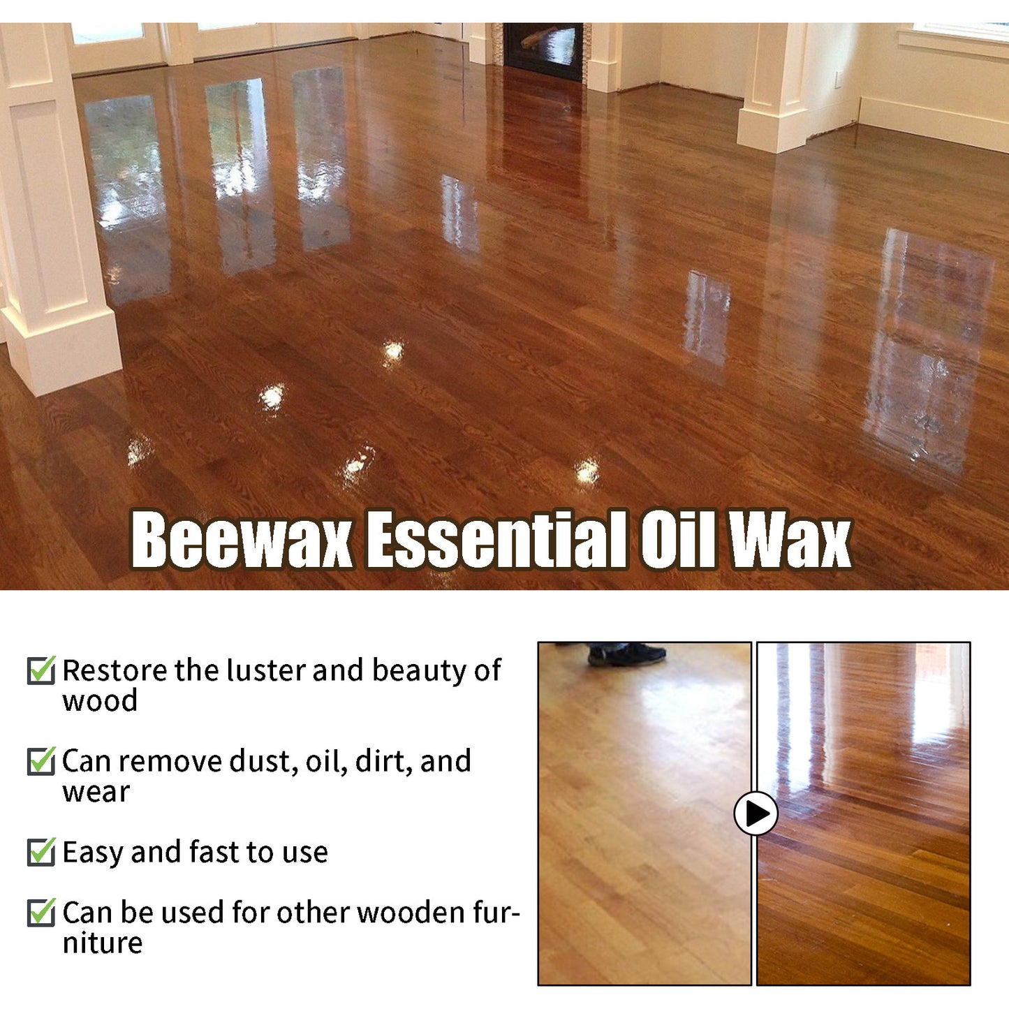 Beeswax Wood Floor Spray Anti Crack Renovation Care