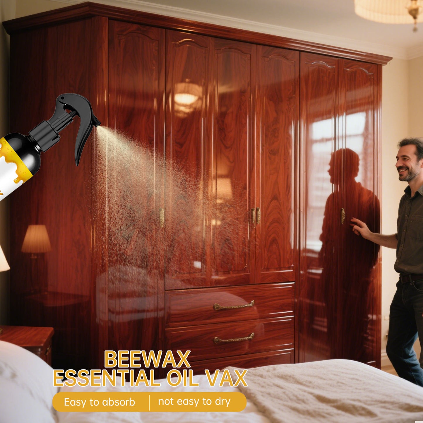 Beeswax Wood Polishing Spray
