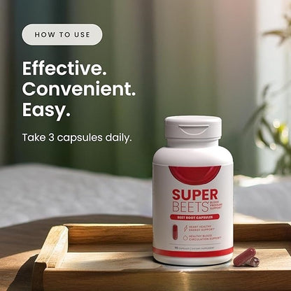 Beetroot Extract Dietary Supplement Capsules