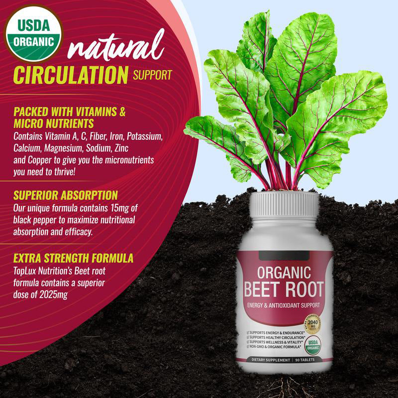Beetroot Tablets Dietary Supplement
