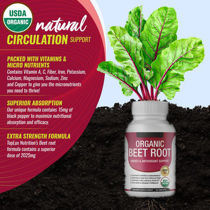 Beetroot Tablets Dietary Supplement