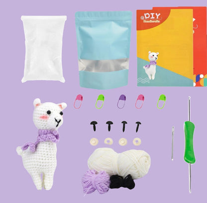 Beginner Crochet Animal Doll DIY Kit