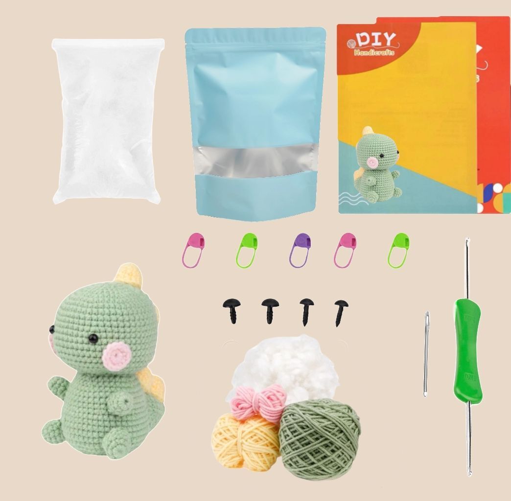 Beginner Crochet Animal Doll DIY Kit
