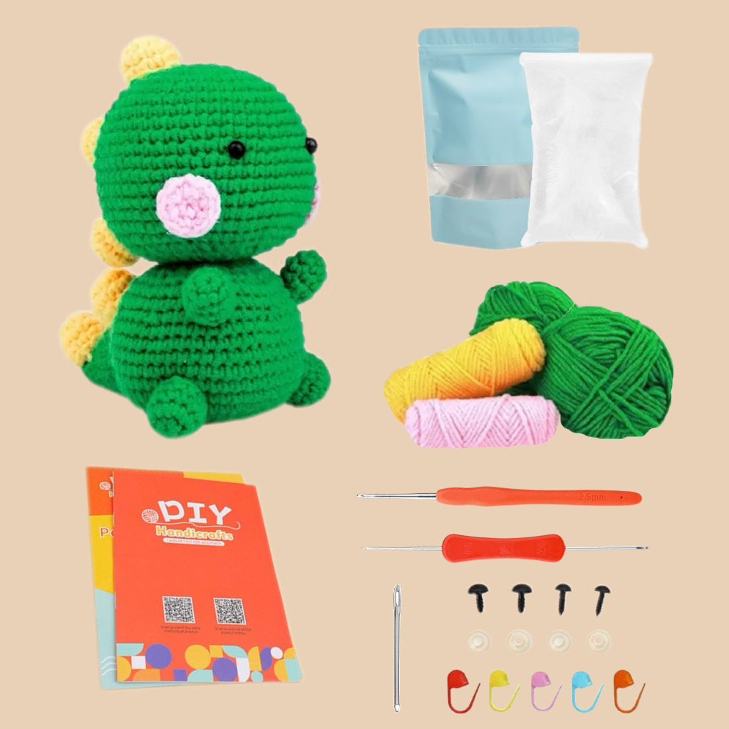 Beginner Crochet Animal Doll DIY Kit