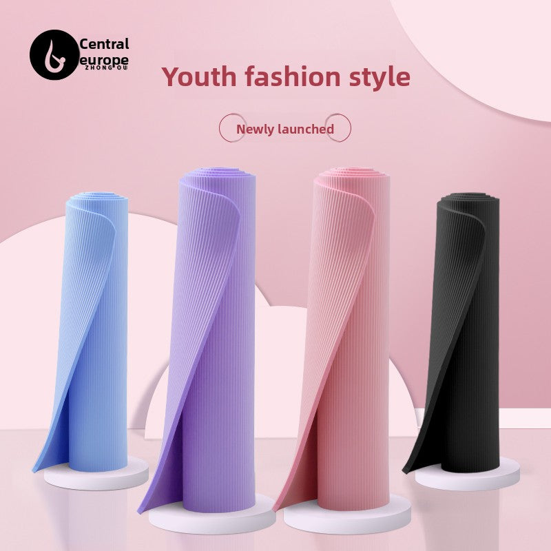 Beginner Yoga Mat Natural Rubber Non-Slip Exercise Mat
