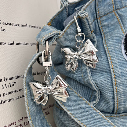 Belt bow keychain
