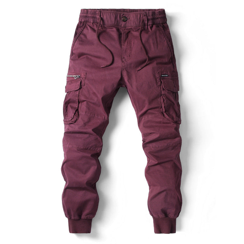 Belted cargo pants