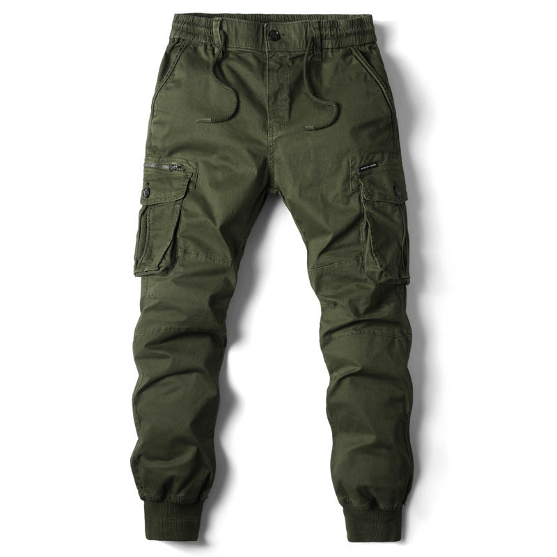 Belted cargo pants