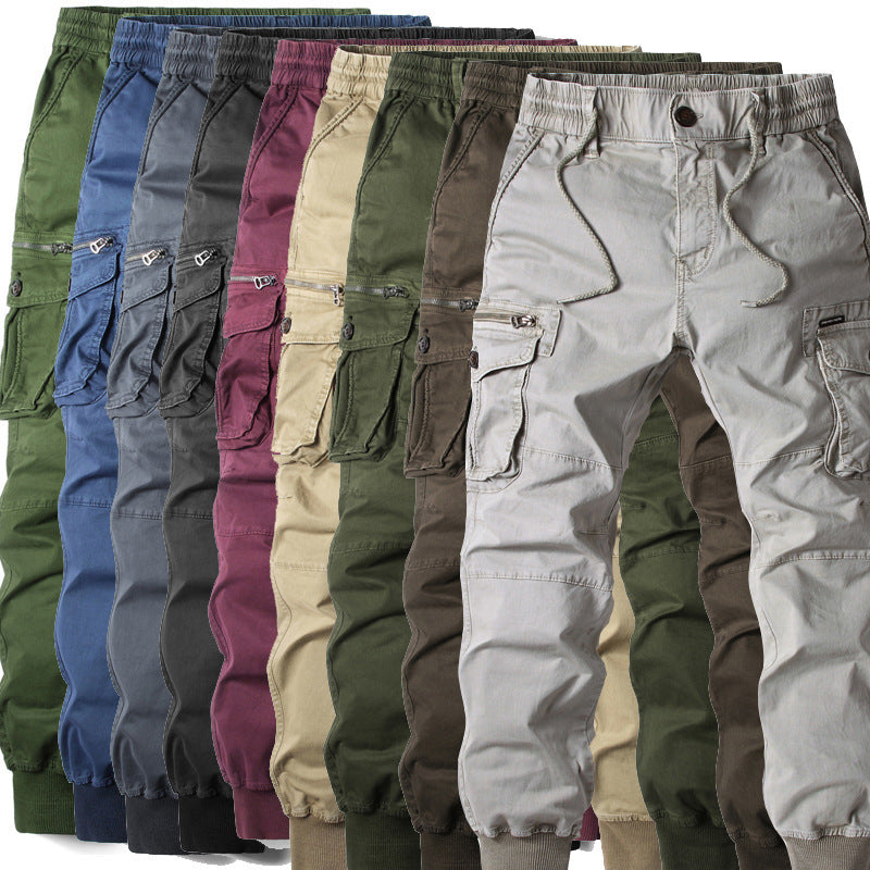 Belted cargo pants