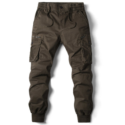 Belted cargo pants