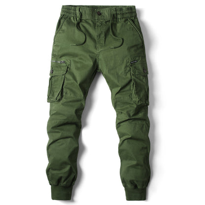 Belted cargo pants