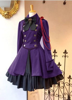 Belted long-sleeved ruffled dress