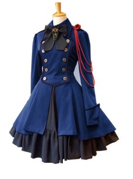 Belted long-sleeved ruffled dress
