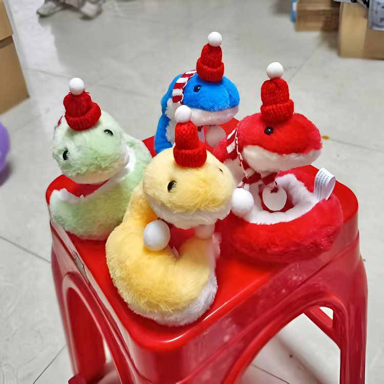 Bendable Plush Snake Doll with Optional Accessories