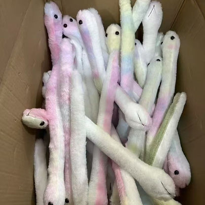 Bendable Plush Snake Doll with Optional Accessories