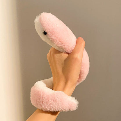 Bendable Plush Snake Doll with Optional Accessories