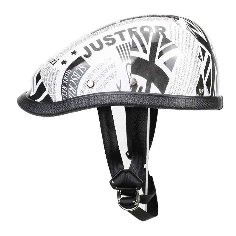 Beret-style vintage helmet