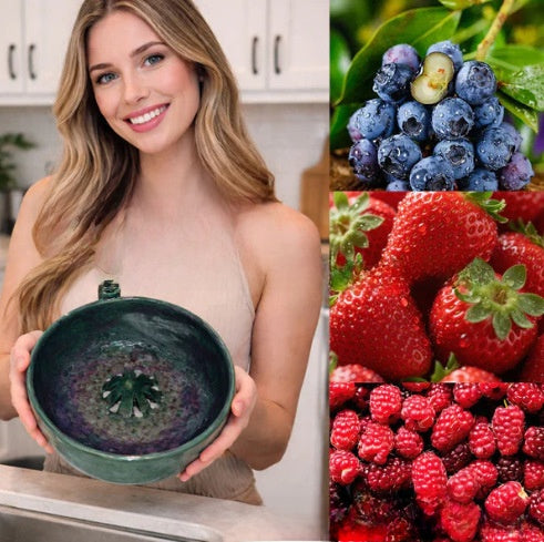 Berry Swirl Ceramic Bowl