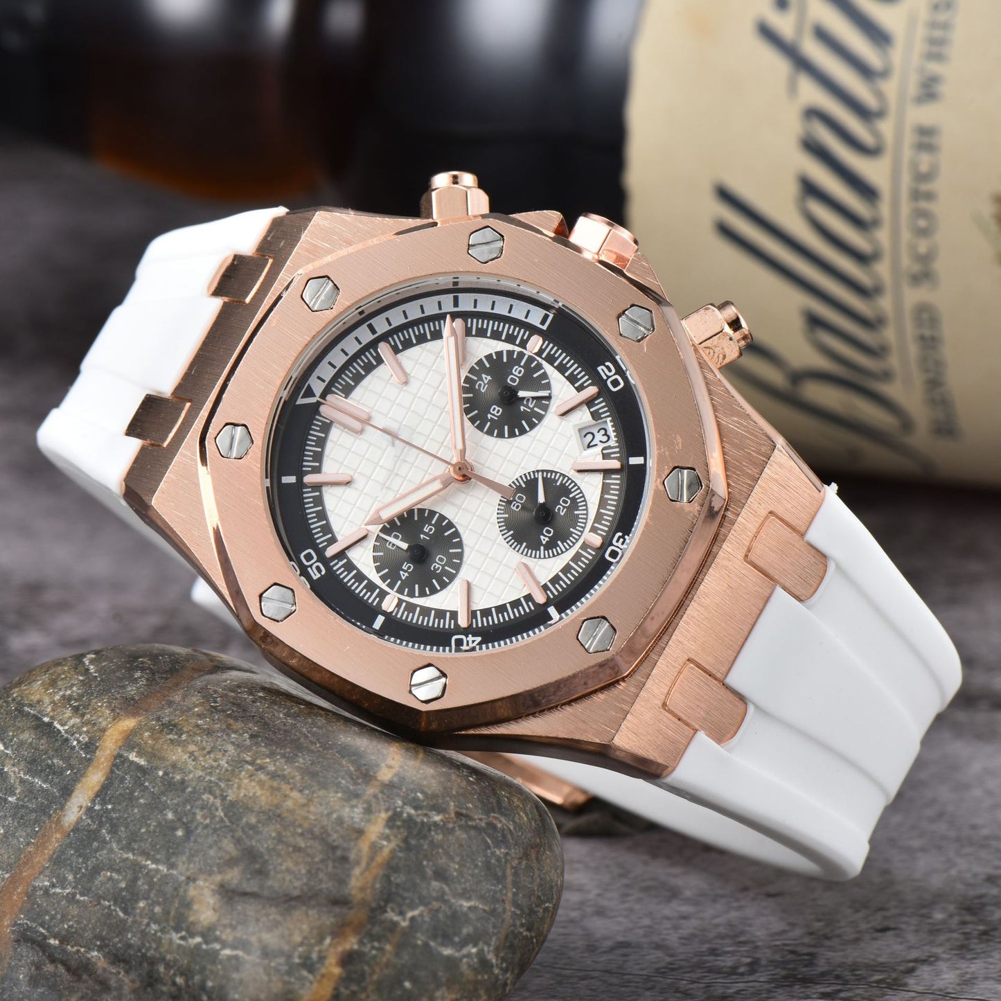 BESTWIN Men's Sports Watch with Luminous and Calendar