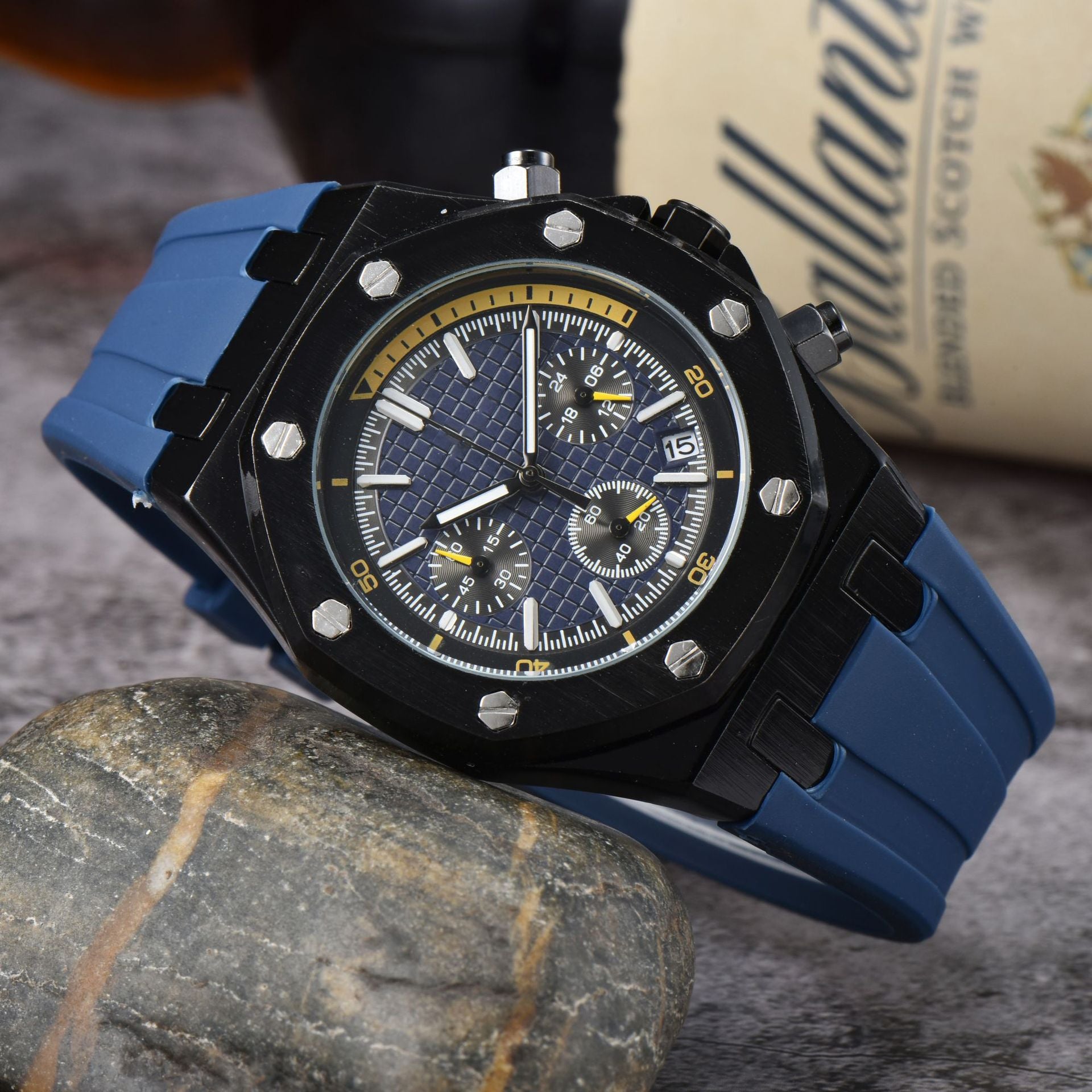 BESTWIN Men's Sports Watch with Luminous and Calendar