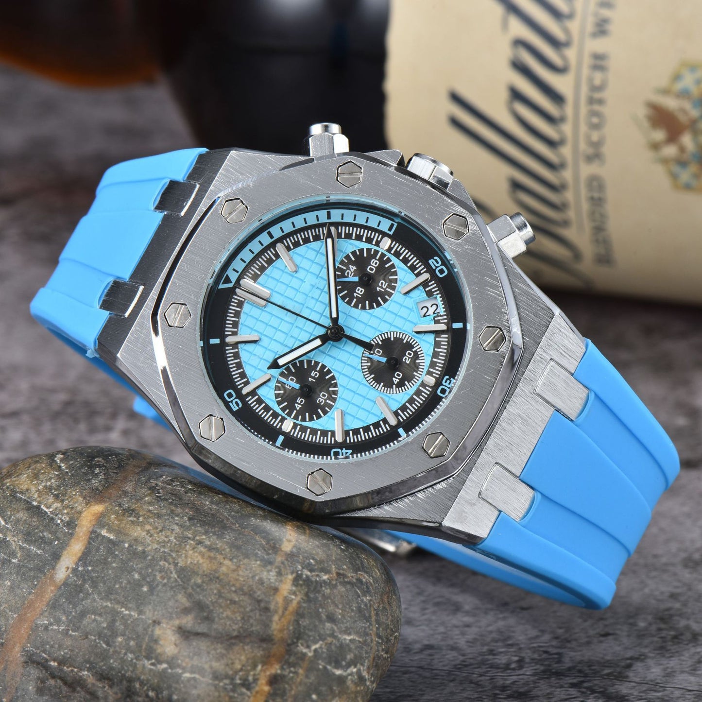 BESTWIN Men's Sports Watch with Luminous and Calendar