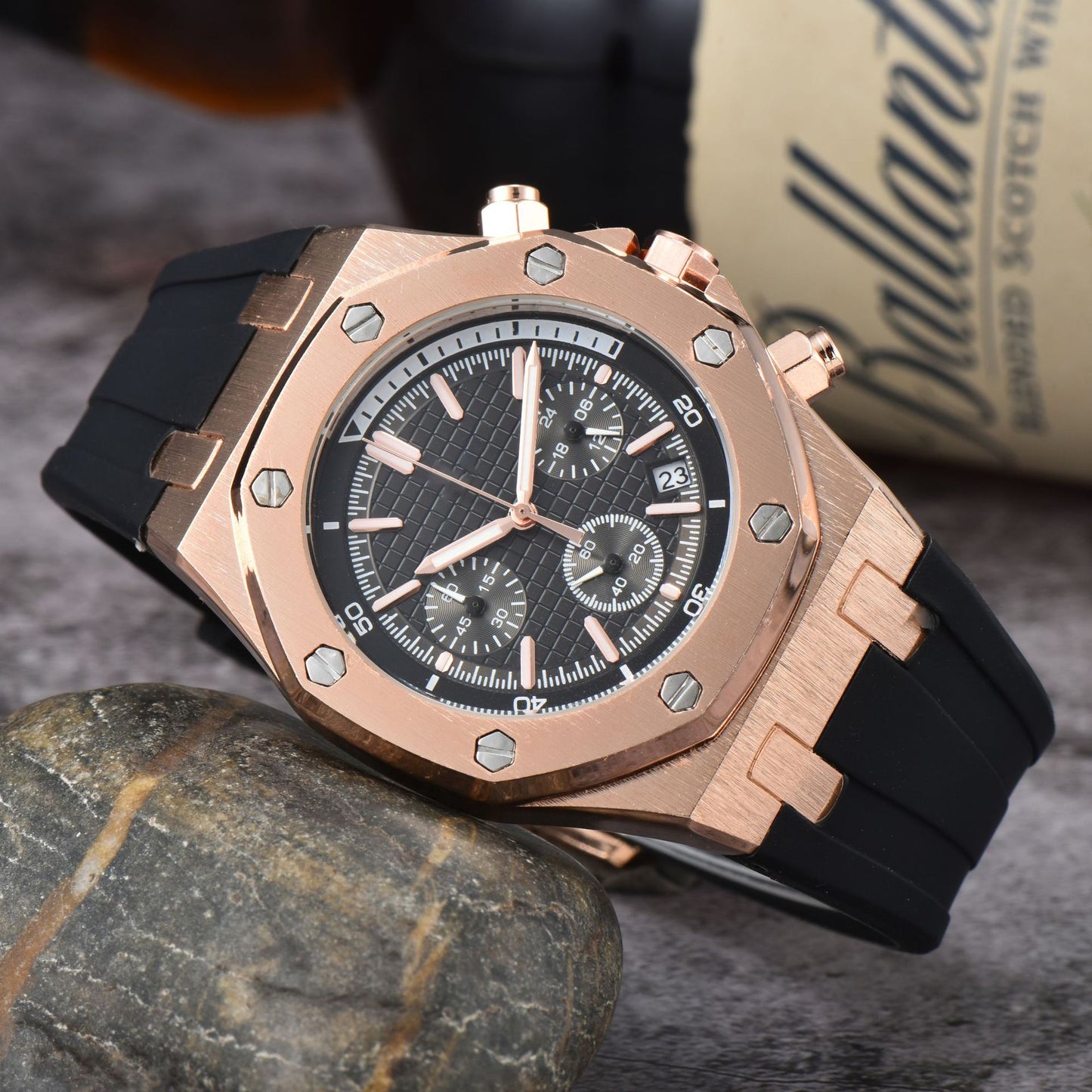 BESTWIN Men's Sports Watch with Luminous and Calendar