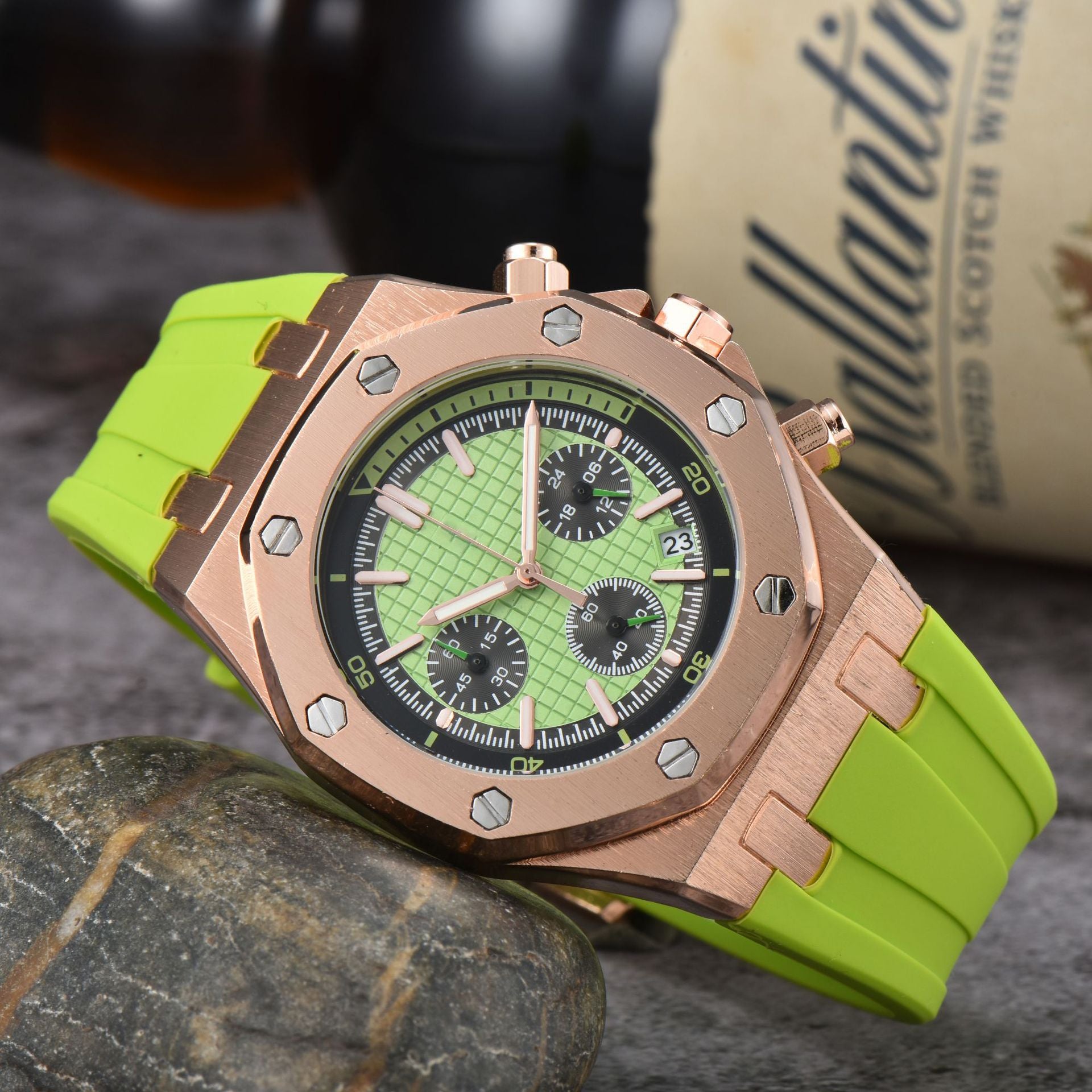 BESTWIN Men's Sports Watch with Luminous and Calendar