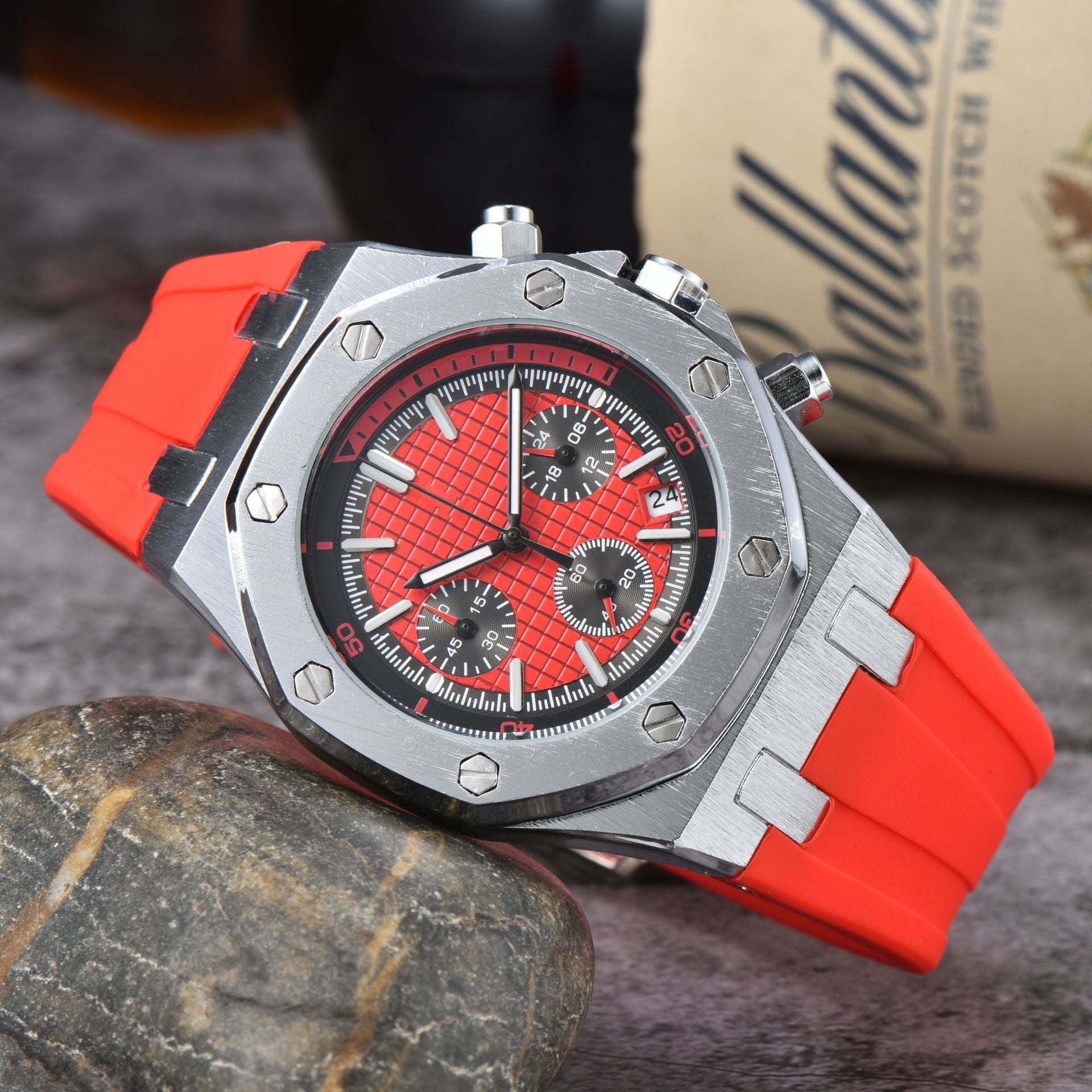 BESTWIN Men's Sports Watch with Luminous and Calendar