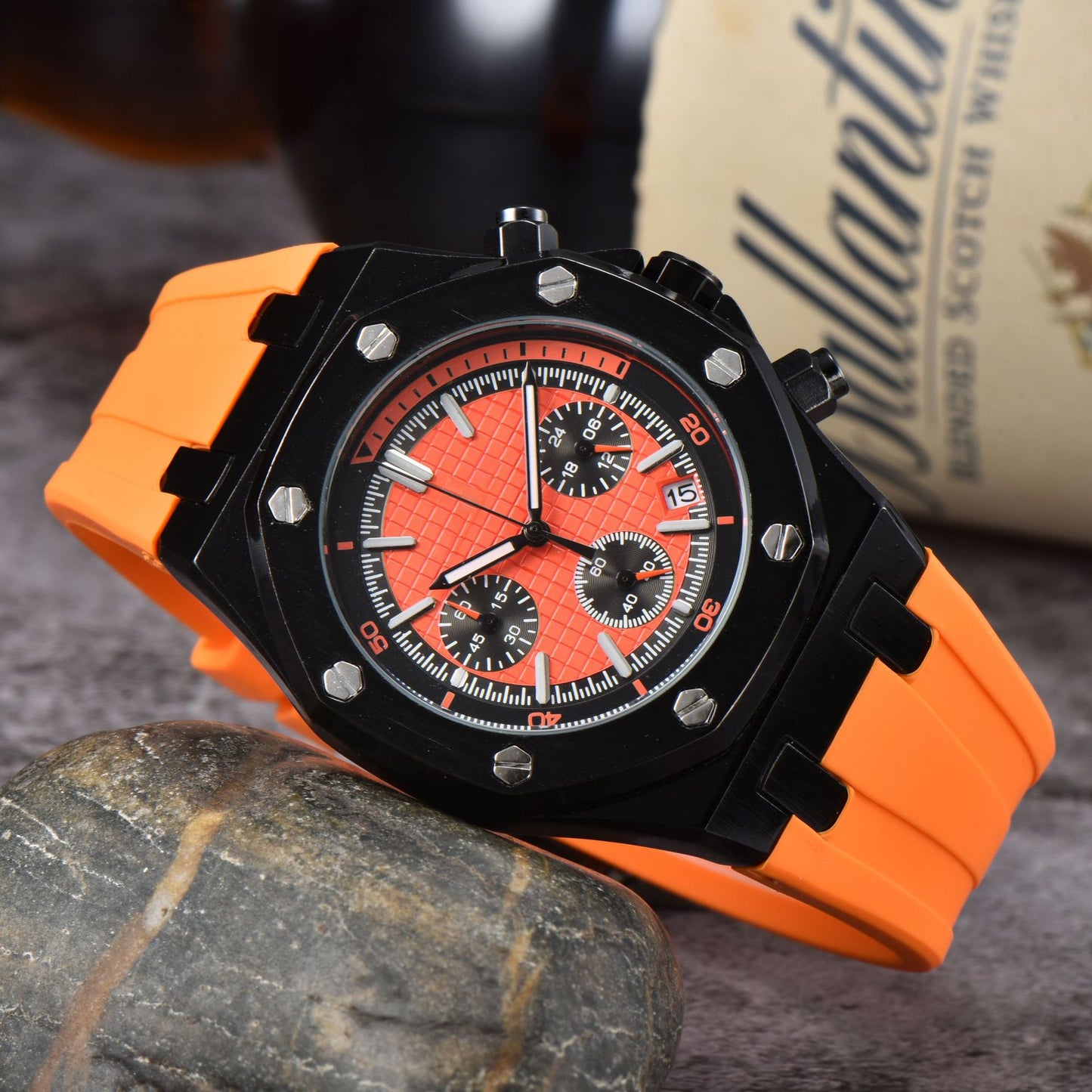 BESTWIN Men's Sports Watch with Luminous and Calendar