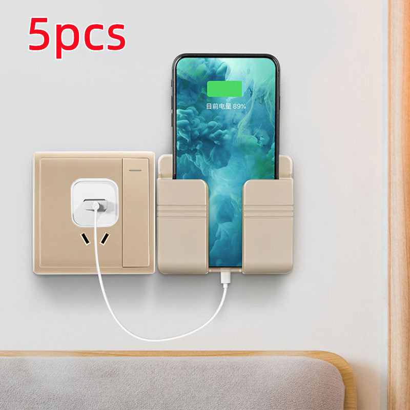 Mobile Phone Charging Storage Rack Punch-Free Sticky Box