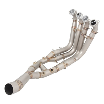 S1000RR Titanium Front Exhaust Pipe Modified Upgrade Now.