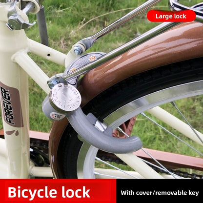 Bicycle Anti-Theft Lock Steel Fixed Mount