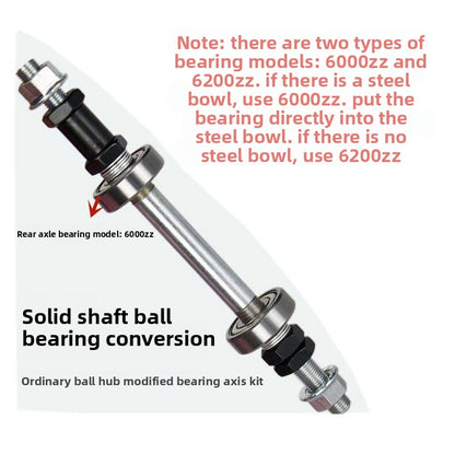 Bicycle axle