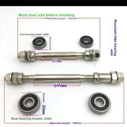 Bicycle axle