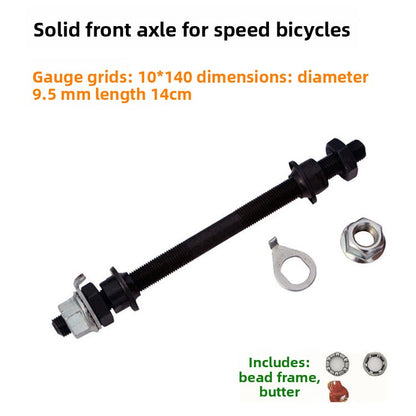 Bicycle axle