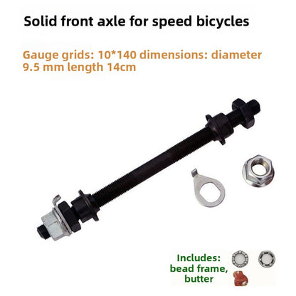 Bicycle axle